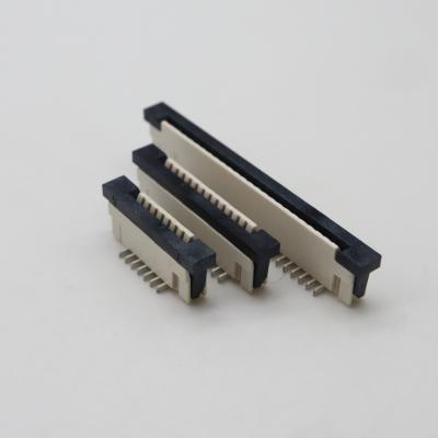 Κίνα FPC Connector 1.0 Pitch Vertical Positive Pin Standing Paste 4~40Ppin Τραβήξτε το κάλυμμα FPC προς πώληση