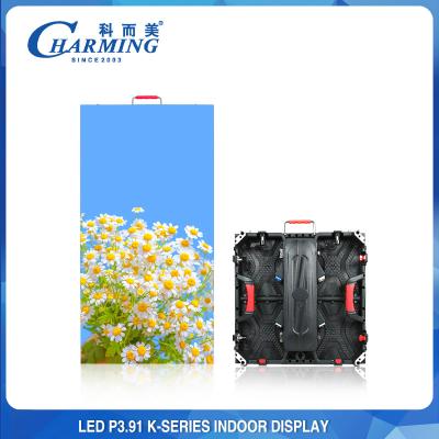 China Anti-slijtage 256x128 LED Indoor Video Wall 3840HZ P3.91 Anti Collision Te koop