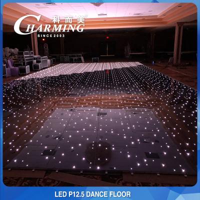 China Pixel Pith P30MM Pixel LED Dansvloer 50x50CM Voorkant Waterdicht Te koop