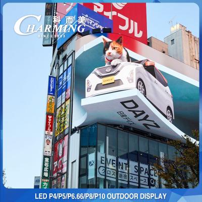China IP65 P5 P8 Outdoor LED Video Wall Display Billboard Magnesium Alloy for sale