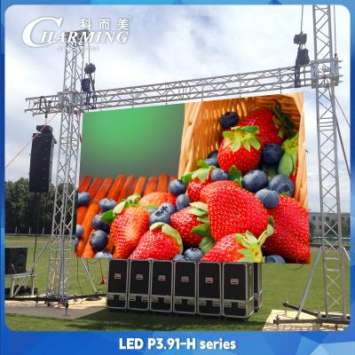 China P3.91 Outdoor Advertising LED Video Wall Screen IP65 Waterproof for sale