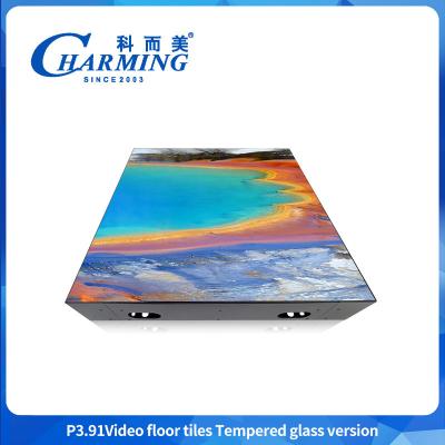 Chine Écran à carreaux de sol de haute qualité P3.91 pixels Écran à haute résistance à l'eau et à l'humidité Panneau d'affichage Fête Location LED Video Dance Floor à vendre