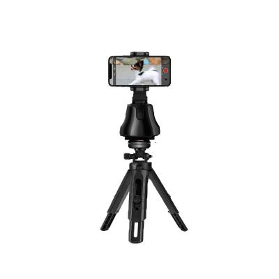 China Adjustable Height Selfie 360 Degree Smart Robot Track Sensor Rotating AI Face Recognition Camera Auto Tracking Mobile Phone Holder for sale