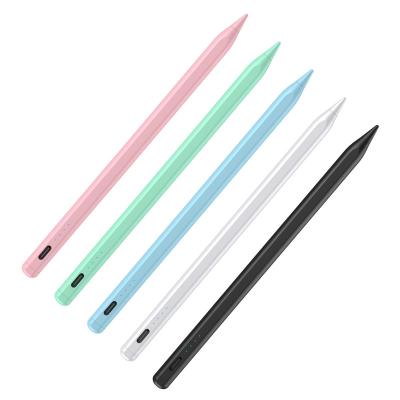 China Active Capacitive Stylus Pen Pencil Touch Screen Mobile Phone Pen for Ipad for Iphone Tablet for Apple Palm Notes Black Silver Touch Point Single Red for sale