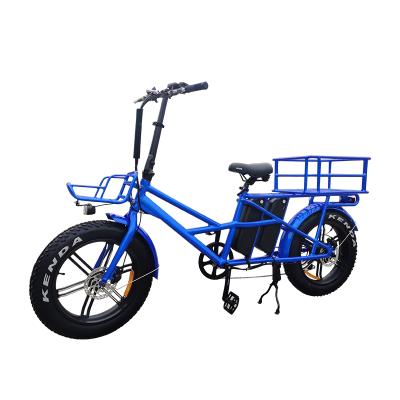 China 48v 500w 3 Wheel Ebike Cargo Aluminum Powerful Electric Bike High Quality Delivery Electric Bicycle For Sale for sale