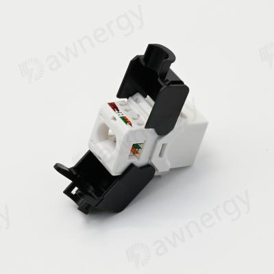 China ODM OEM Rede RJ45 Cat6 UTP Keystone Jack Cat 6 Modulo sem ferramentas Socket Suporte Gigabit PoE 7 cores disponíveis à venda