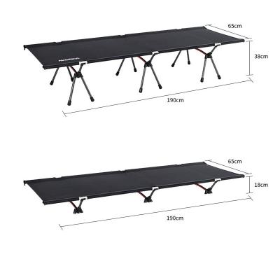 China Actitvities Manufacturing Supply Outdoor Portable Ultralight Picnic Cradle Simple Aluminum Military Camping Cot Bed Folding Camp Cradle for sale