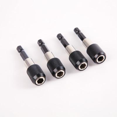 China 300mm CR40 Black Electrophoretic Paint Magnetic Release Drill Bit Extension Set for sale