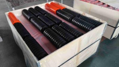 China Heavy Duty Impact Roller Designed For Superior Shock Absorption In Conveyor Systems for sale