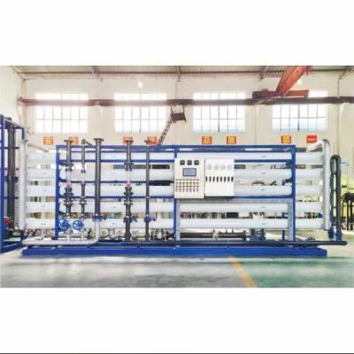 China Brackish Well Water Purifying 40T Desalination Plant RO Water Filtration With 98.5% Desalination Rate for sale