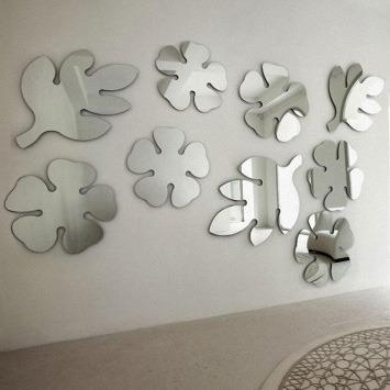 China Beautiful Customized Simple Design Modern Bathroom CLASSIC Irregular Beveled Mirror for sale