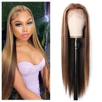 China Body Wave straight lace front wigs human hair pre plucked colored wigs vietnamese raw hair 13x6 hd human hair lace front wigs for women for sale