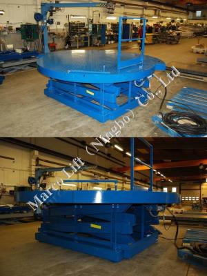 China Marco High Scissor Lift Table with Removable Segments for sale