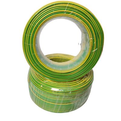 China Sell Underground Copper Conductor PVC Flexible Bare Ground Cable 10MM2 16MM2 25MM2 35MM2 50MM Yellow Green Yellow Green Wire for sale