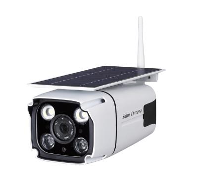 China Waterproof NIGHT VISION Guardians Solar Camera WiFi Security Camera with Outdoor Solar Panel Inside Battery for sale