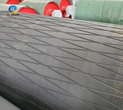 China Coal Conveyor Drum / Tail Caster Used In Stone Factory Conveying System , Conveyor Belt Drum Driving Drum for sale