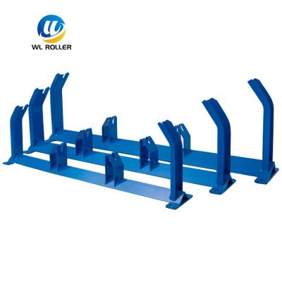 China Construction Project Belt Conveyor Bowl Waiting Roller Station Support Frame / Bracket for sale
