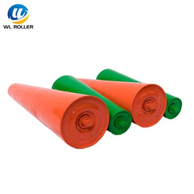 China High quality thick tapered coal roller for airport transportation line for sale