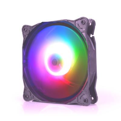 China Colorful Exquisite Case Fan PC Case Fan ARGB 12cm Minion Computer Case Air Fans Temperature Control SNY Speed Control Computer CPU Cooler for sale