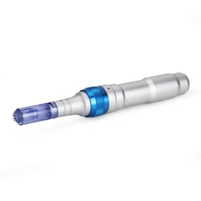 China A6 skin rejuvenation auto electric micro needle electric rechargeable meso pen with nano for spa for sale