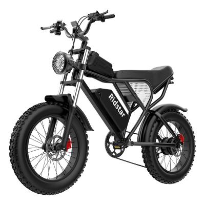 China Aluminum Alloy 2024 Electric Bike Q20 20inch Fat Tire 1000W 48V 20AH EU USA Warehouse Electric Bike MTB for sale