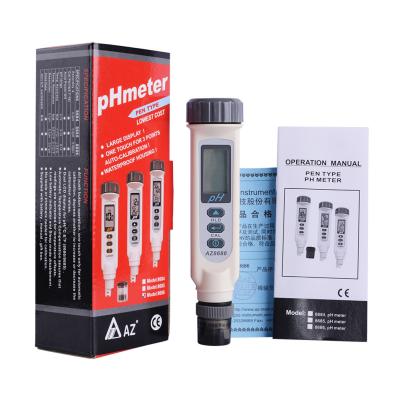中国 水産物,水泳池,および研究室のための汎用的なpH&温度計 AZ8686 販売のため