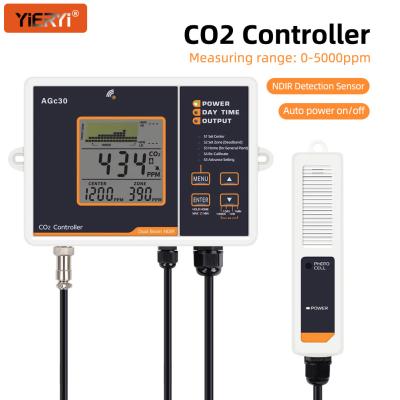 China Detector portátil de CO2 com LCD e sensor de dois canais à venda