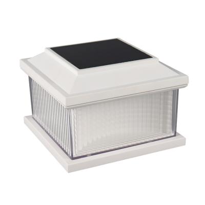 China Outdoor Solar Powered Post Cap Lights LED Deck Fence Post Cap Lights 4x4 5x5 6x6 for sale