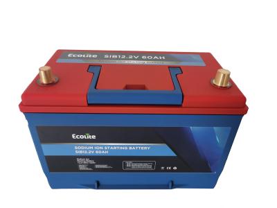 China Standard Sodium Ion Battery 12.2V 60Ah Car Starter Sodium Battery 3000 Cycles for sale