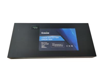 China OEM Personalizar Bateria de Lítio Super Slimline 12.8V110Ah LiFePO4 Bateria de Acampamento Para Caravana RV Com Display à venda