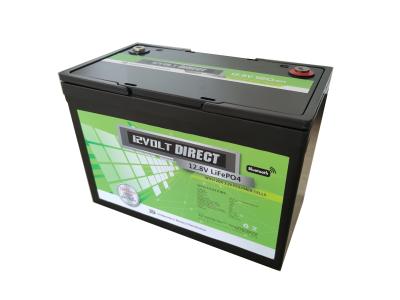 China 12 Volt Deep Cycle Solar RV Caravan Marine 12 Volt Bateria de íons de lítio 12V 100ah Bateria LiFePO4 à venda