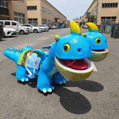 China Amusement Park Electric Animatronic Dinosaur Ride on Scooter for Shopping Mall for sale