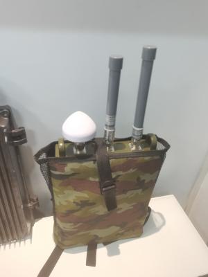 China Backpack Style UAV Drone Jammer RF Suppression Portable Design for sale