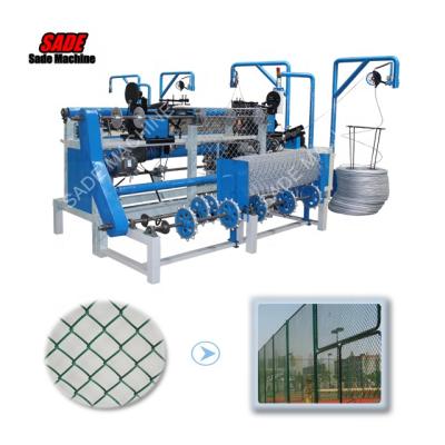 China Building Material Stores Machine Making Chain Link Fence High Efficiency 3m Width Chain Link Fence Machine for sale