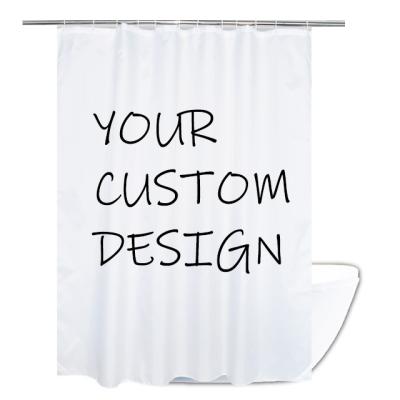 China Sustainable Wholesale High Quality Designer Shower Curtains Waterproof Shower Curtain for sale