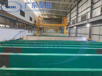 中国 自動 1500T/月 アルミアンロジング生産ライン 表面処理設備 販売のため