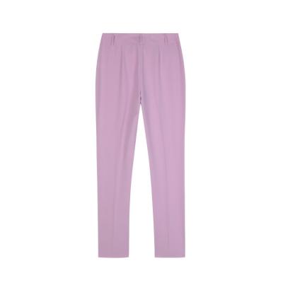 China Anti-pilling Casual Pants High Waist Straight Leg Loose Office Lady Suit Pants Office Trousers Women for sale