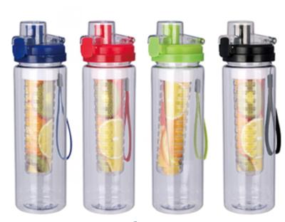China 800ML Viable Ace TRITAN PS BPA Free Water Bottle With Fruit Infuser for sale