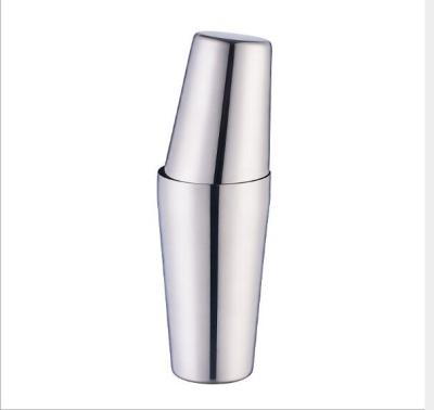 China Viable Professional Bartender Stainless Steel Boston Shaker Set of 750ml 500ml for sale