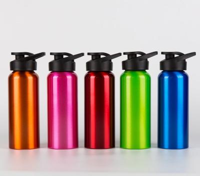 China Sustainable Aluminum 500ML Water Bottle Custom Logo With Handle for sale