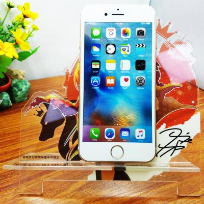 China Custom multi-function plastic acrylic acrylic display stand offset printing phone holder character eco-friendly decoration for sale