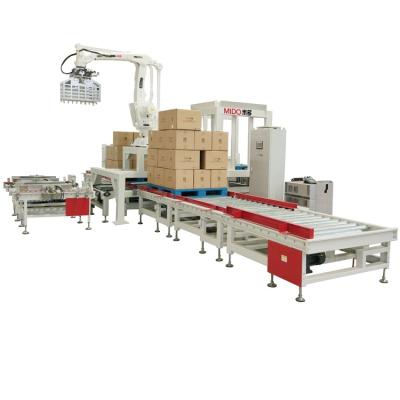 China Beverage Design Professional Robot Palletizer Automatic Operation Can Collecting Stacker for sale