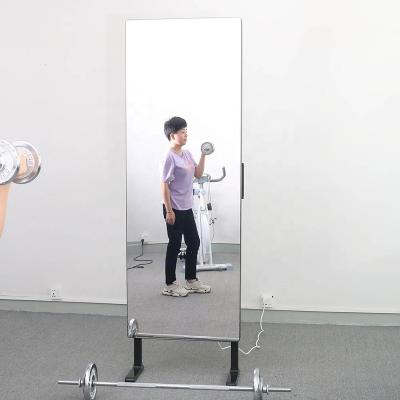 China Android Wifi Advertising Gym Sensor Touch Tystart Touch Screen LCD Smart Interactive Fitness Mirror 32 Inch Customized Logo for sale
