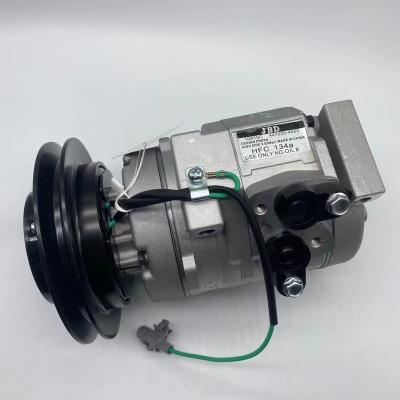 China Excavator Air Condition Compressor for Excavatorexcavator spare parts 24v aluminum alloy for sale