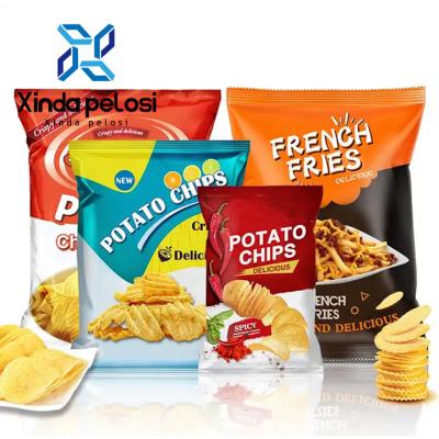 China 9 Colors Laminated Flexible Packaging Roll Printed Plastic Bags For Food Packaging for sale