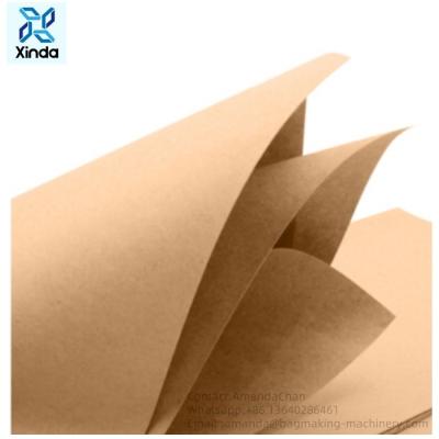 China Food Grade Kraft Paper Greaseproof Barbecue Burger Takeout Packaging And Storage for sale