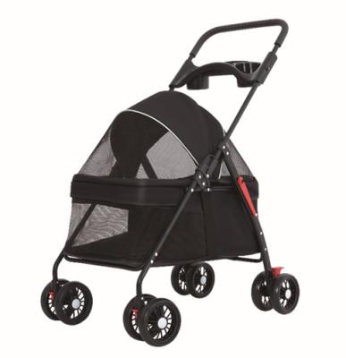 China Custom Nylon Pet Stroller ,Wheelchair Dog Stroller ,Pet Smart Supportive Up To 60kg Pets,Pet Gear Stroller for sale