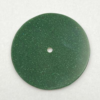 China Low MOQ Luxury Fashion Natural Gemstone Watch Dials, Green Sand Stone Dials Wholesale for sale