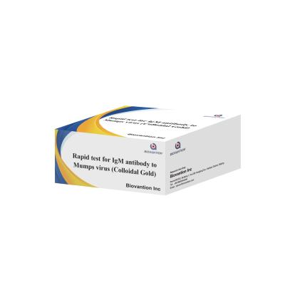 Cina Test rapido accurato di oro colloidale IgM Anticorpo al virus della parotite in formato cassetta/strip per i risultati in vendita
