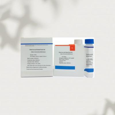 Cina Determinazione quantitativa del sangue nascosto fecale FOB Kit di analisi del sangue nascosto fecale Esame biochimico in vendita
